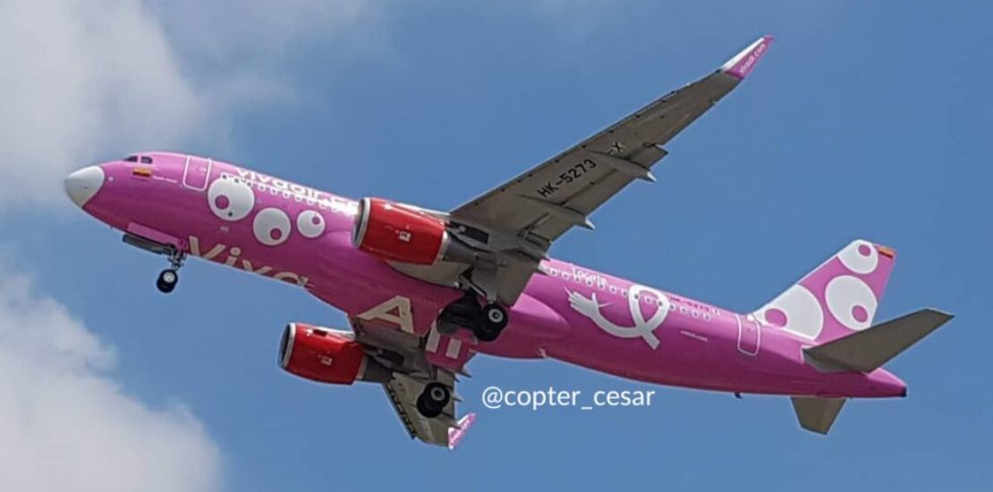 viva air colombia rosa